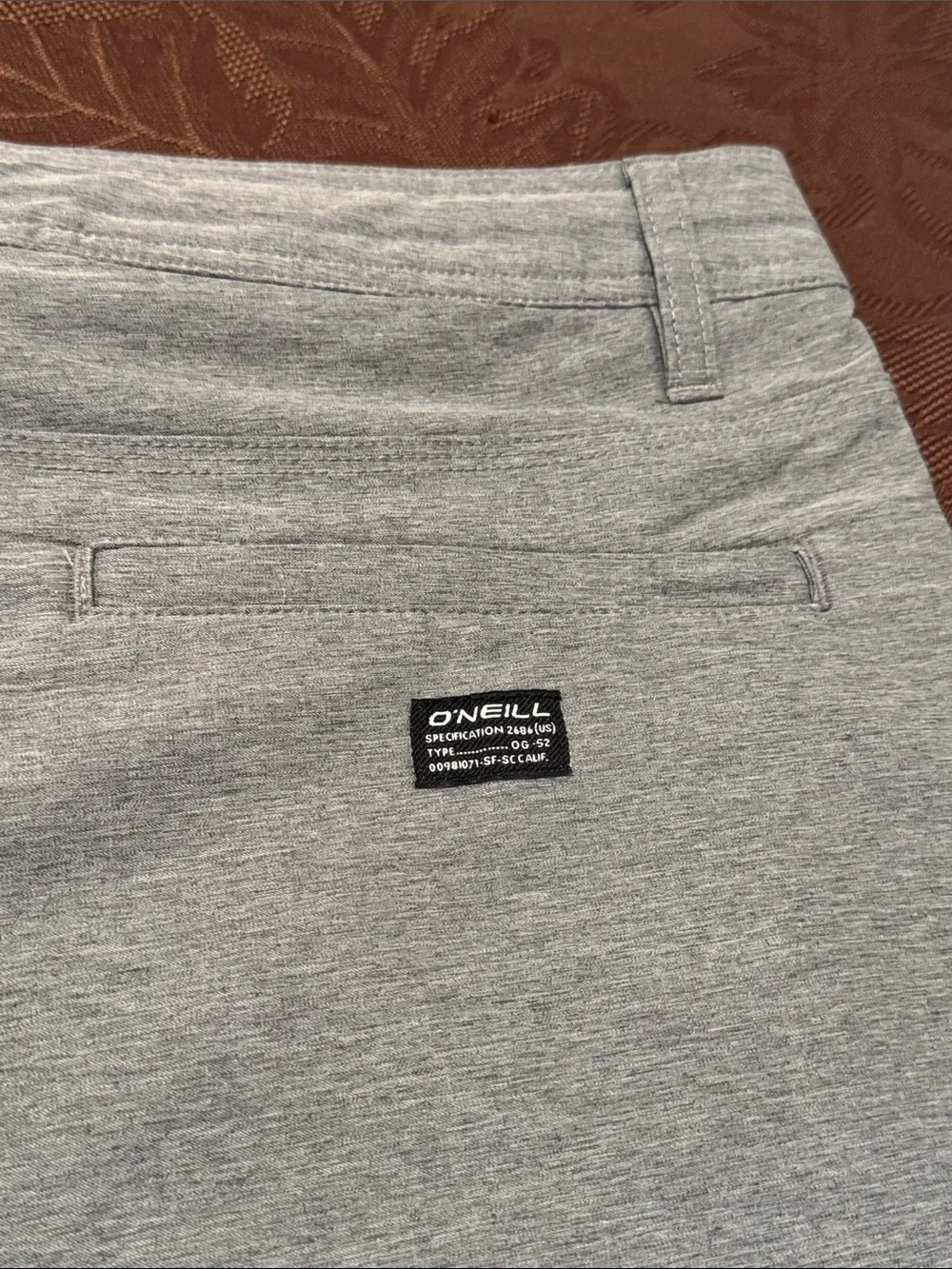 🌟3/$15🌟 O'Neill Heather Gray Mens Hybrid Shorts. Size 34